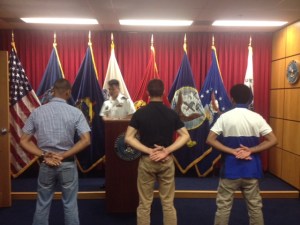 USMC swearing-in